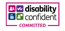 Disability Confident Committed logo